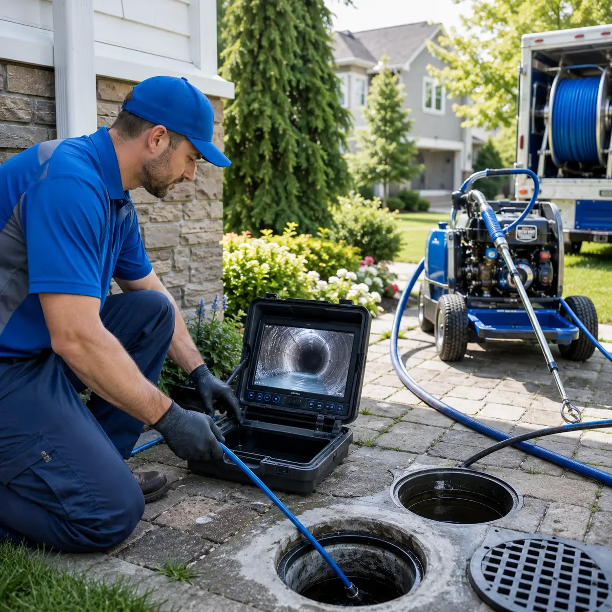 Outdoor drain cleaning professionals serving Durand, IL